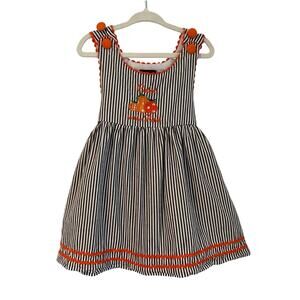 Lil Cactus “Cutest in the Patch” Fall Pumpkin Dress – Toddler Girl Size 2T